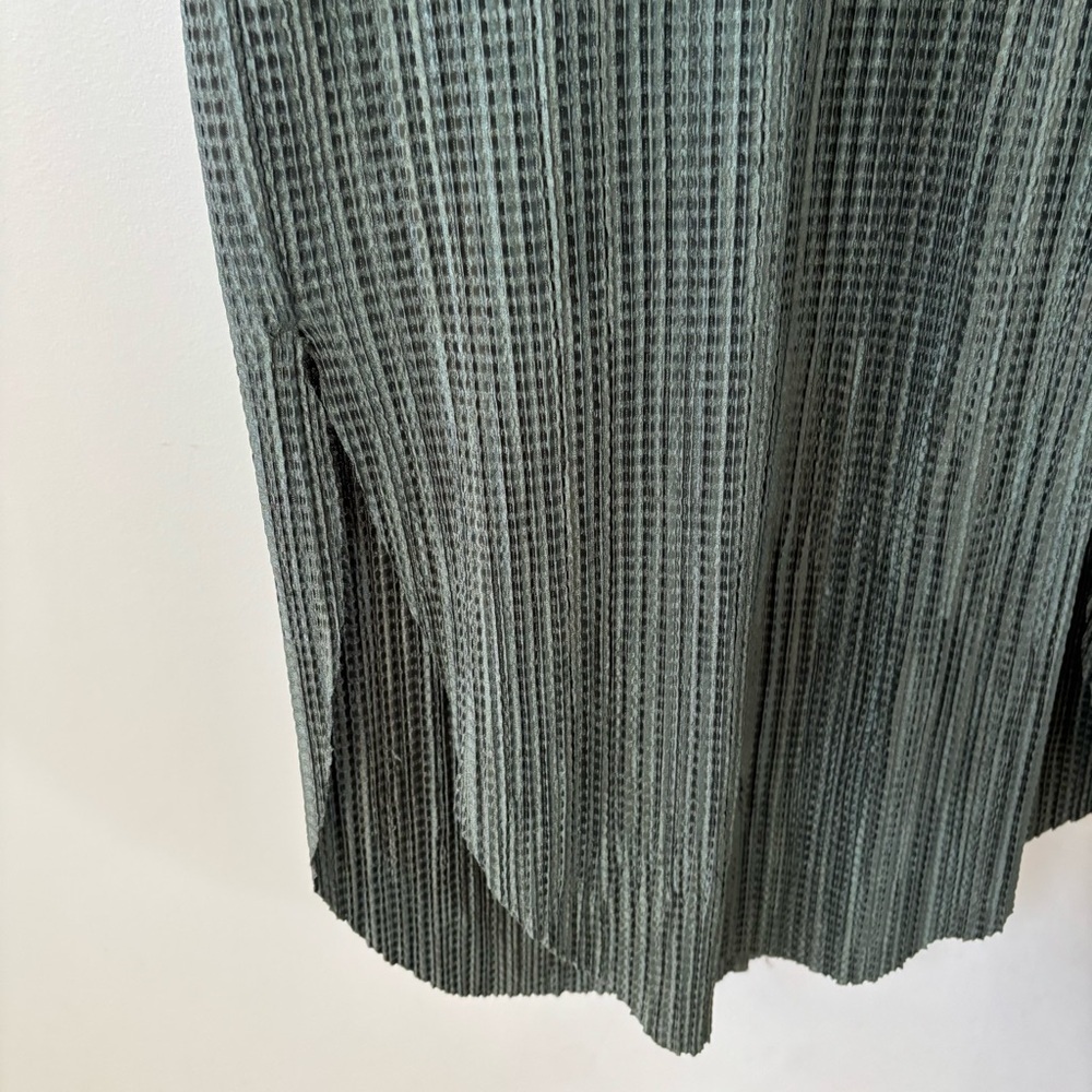 Sabina Musayev Textured Renaissance Green Maxi Dress Size M - Picture 3 of 14